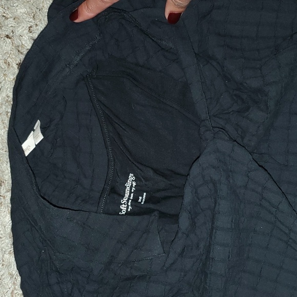 NWOT Soft Surroundings Lucie tunic lightweight black 3/4 sleeve size small - Picture 4 of 6